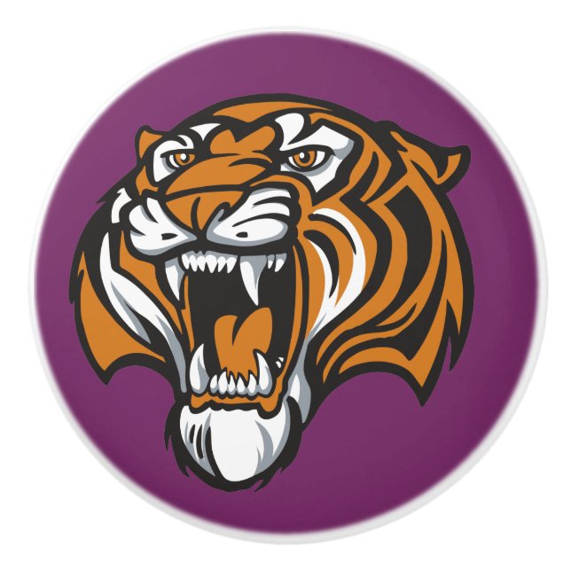 Tiger Keramik Drawer Knob - SRF Keramikknauf (Vorderseite)