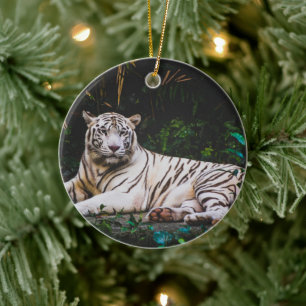 Tiger Keramik Ornament