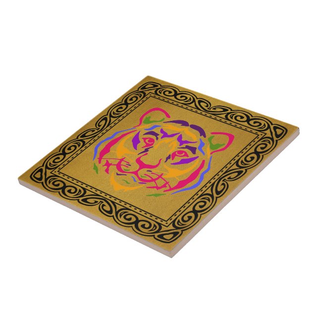 Tiger Keramik Tile Fliese (Seite)