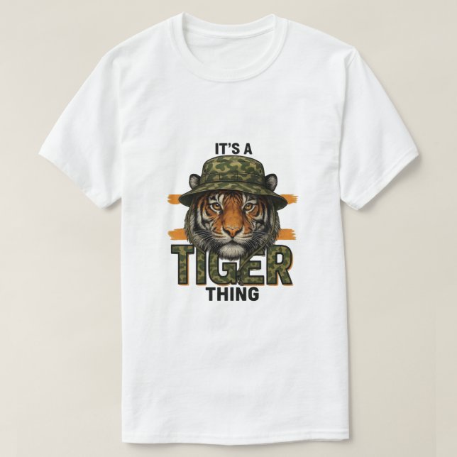 Tiger king. T-Shirt (Design vorne)