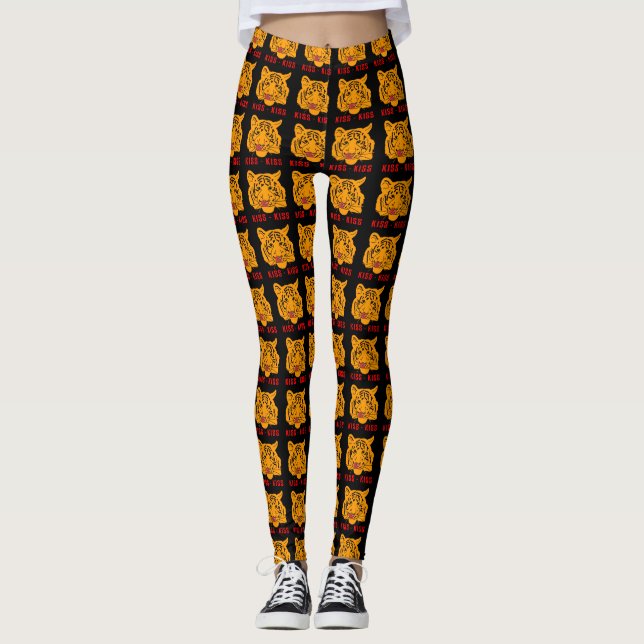 Tiger - Kiss - Kiss Dark Leggings (Vorderseite)