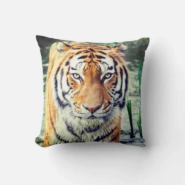 Tiger-Kissen Kissen (Vorderseite)