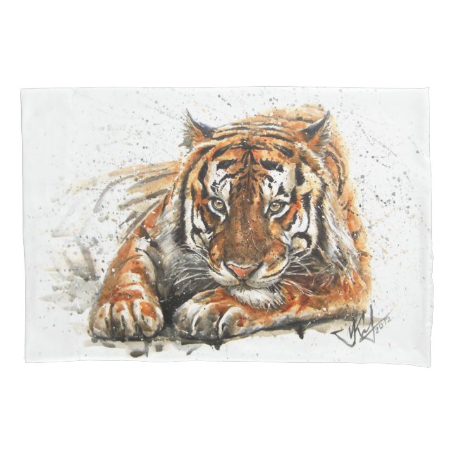 Tiger Kissenbezug (Vorderseite)