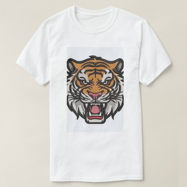 Tiger König  T-Shirt (Design vorne)