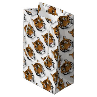 Tiger-Kopf-Druck-Entwurf Kleine Geschenktüte
