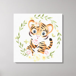 Tiger Küsse Leinwanddruck