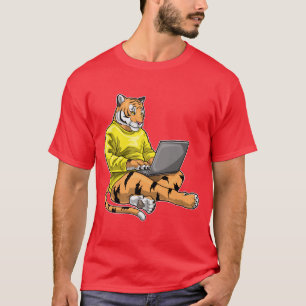 Tiger Laptop T-Shirt