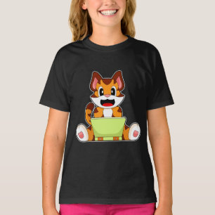 Tiger Laptop T-Shirt