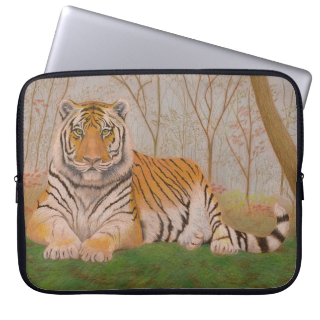 Tiger Laptopschutzhülle (Vorderseite)
