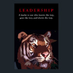 Tiger Leadership Inspiration Pop Art Poster<br><div class="desc">Freedom & Courage Motivierend Bilder und Zitate - Tiger Eyes Wild Animal Art Fotografy</div>