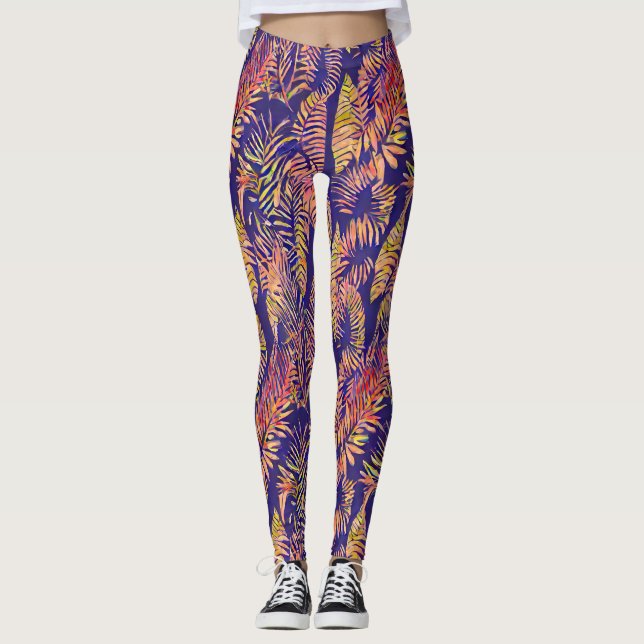 Tiger Leaf Leggings (Vorderseite)