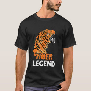 Tiger Legend Bengalisch Tiger Face African Safari T-Shirt