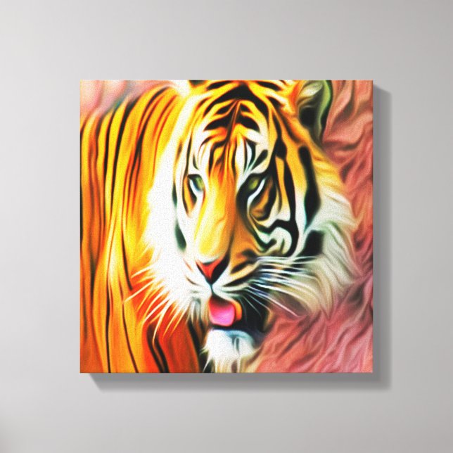 Tiger Leinwanddruck (Vorderseite)