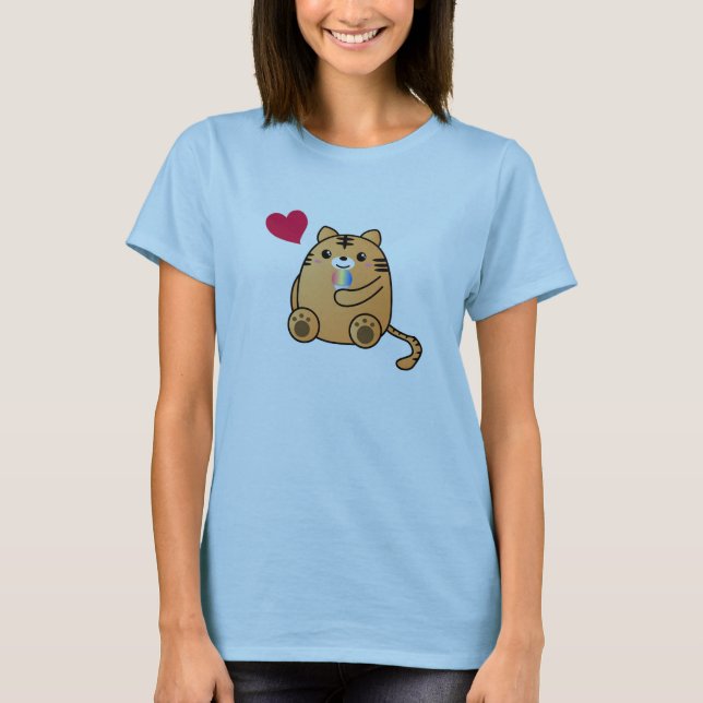 Tiger-Liebe T-Shirt (Vorderseite)
