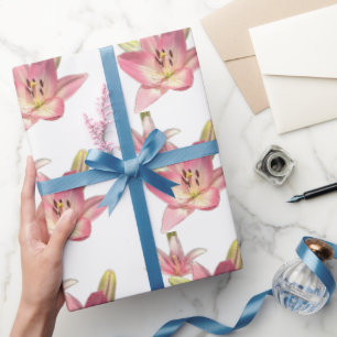 Tiger-Lilie-Blumenverpackungspapier Geschenkpapier