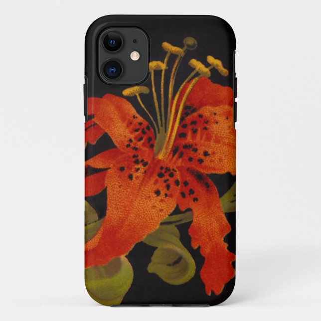 Tiger-Lilie iPhone 5/5S Fall Case-Mate iPhone Hülle (Rückseite)