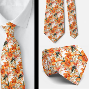 Tiger-Lilie Orange Stargazer-Lilie Lilien Krawatte