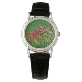 Tiger-Lilien Armbanduhr