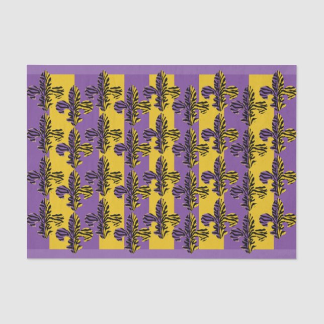Tiger-Lilien-Seidenpapier Seidenpapier (Vorderseite)