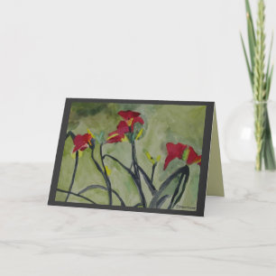 Tiger Lilies - Print - Karte
