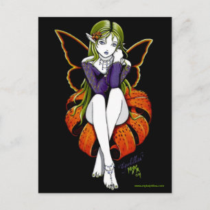 Tiger lillith Carte postale Fairy Dark Flower Imag