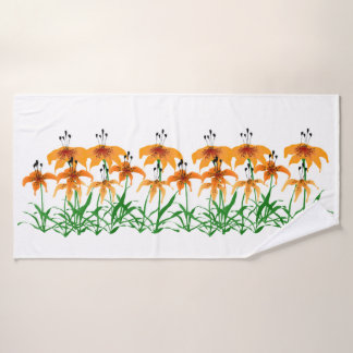 Tiger Lily Bath Handtuch Badehandtuch