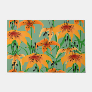 Tiger Lily Door Mat Fußmatte