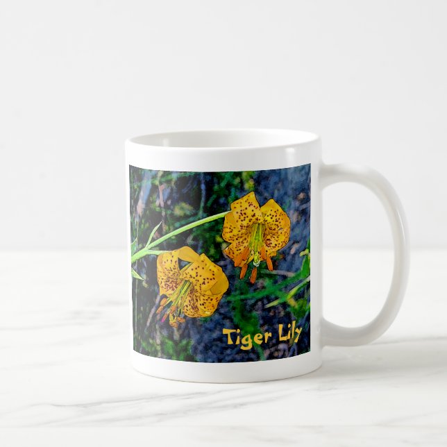 Tiger Lily Kaffeetasse (Rechts)