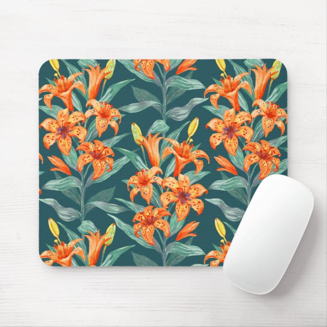 Tiger Lily Mousepad (Mit Mouse)
