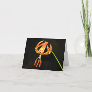 Tiger Lily Note Card Karte