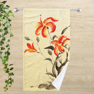 Tiger Lily - rot Handtuch