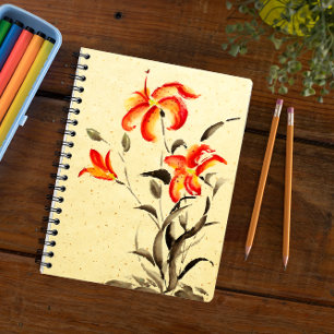 Tiger Lily - rot Notizblock