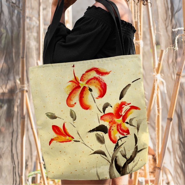 Tiger Lily - rot Tasche (Von Creator hochgeladen)