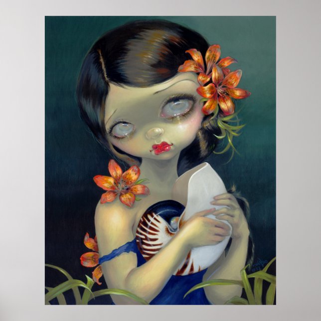 Tiger Lily, Tiger Nautilus ART DRINT Großaugenfee Poster (Vorne)