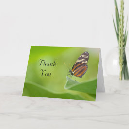 Tiger Longwing danken Ihnen zu kardieren Dankeskarte