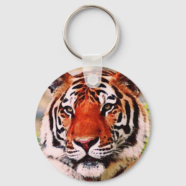 Tiger Look Schlüsselanhänger (Vorderseite)