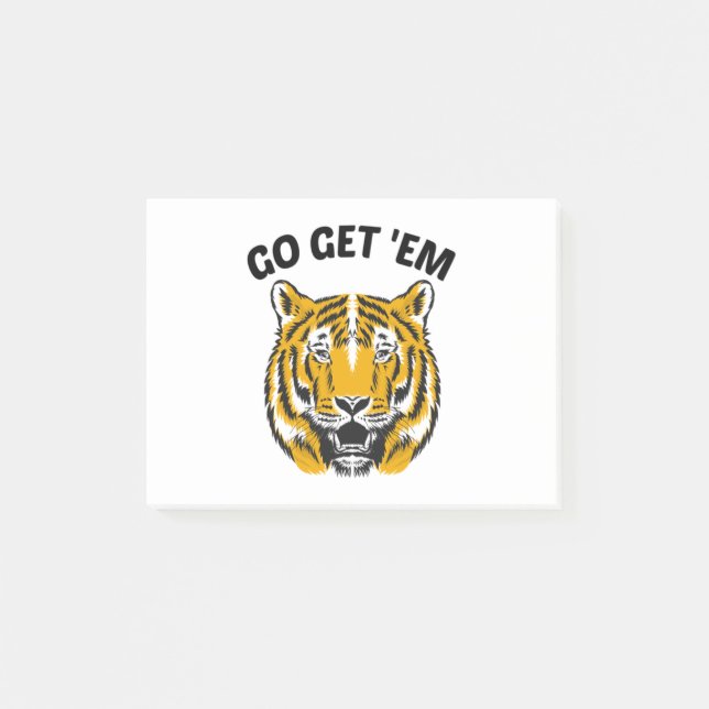 TIGER LOS LEGT LOS POST-IT KLEBEZETTEL (Vorderseite)
