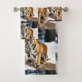 Tiger Lovers Badhandtuch Set
