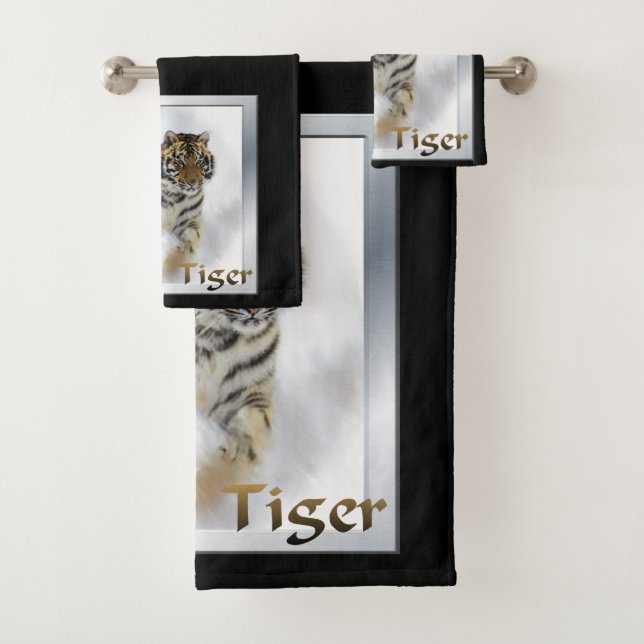 Tiger Lovers Badhandtuch Set (Insitu)