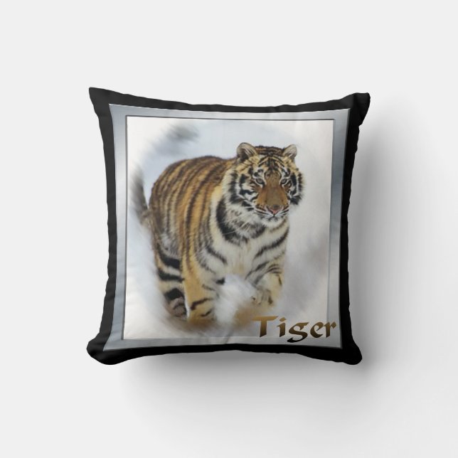 Tiger Lovers Kunst Kissen (Vorderseite)
