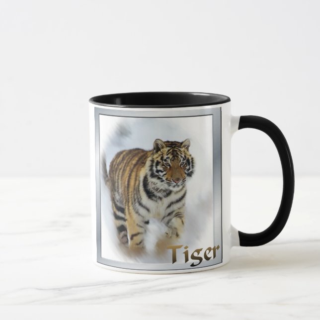 Tiger Lovers Kunst Tasse (Rechts)