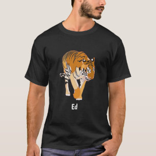 Tiger Marcher Tshirts de peinture numérique