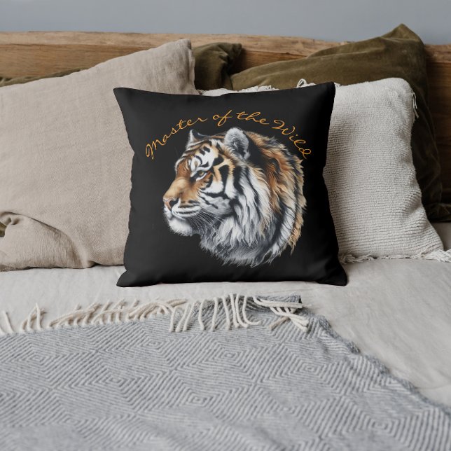 Tiger Master of the Wild Kissen (Von Creator hochgeladen)