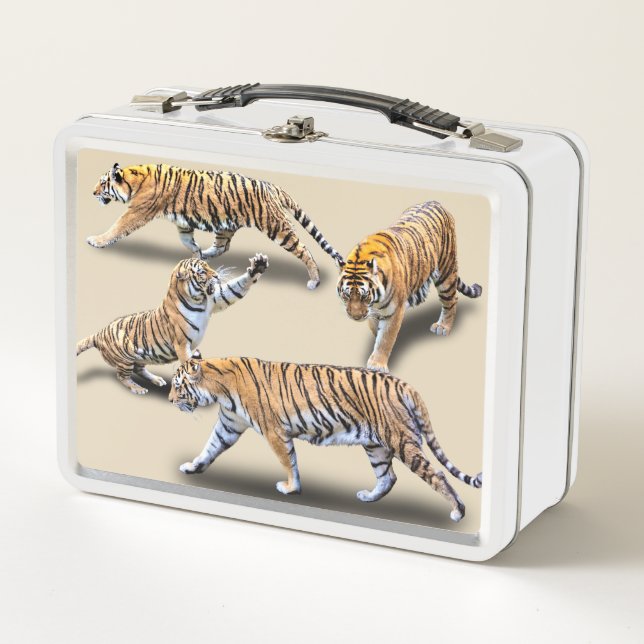 TIGER METALL BROTDOSE (Vorderseite)