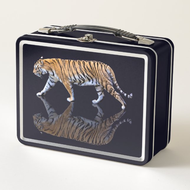 TIGER METALL BROTDOSE (Vorderseite)
