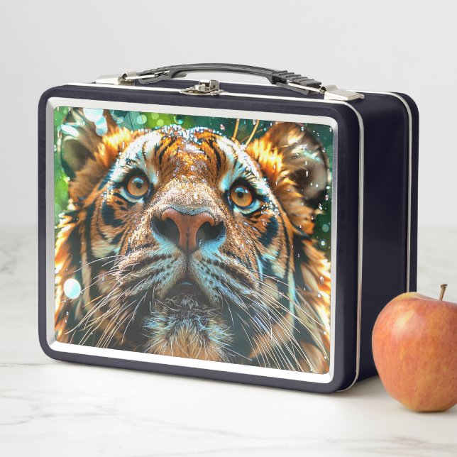 Tiger Metall Brotdose (Beispiel)