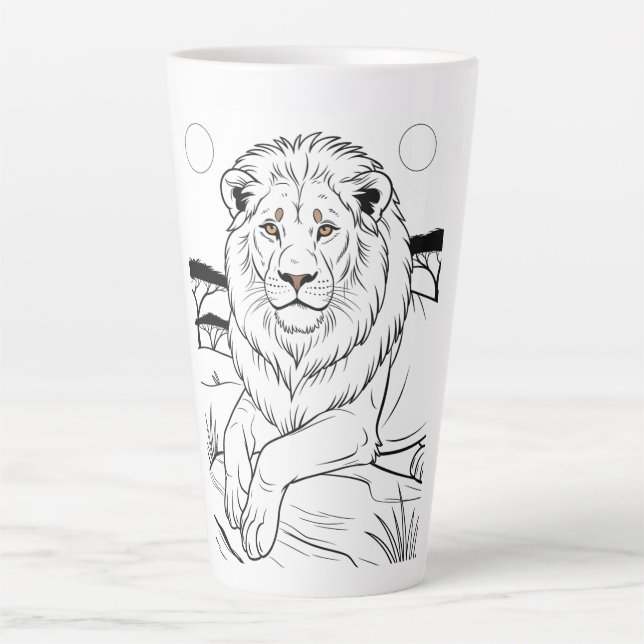 Tiger  milchtasse (Vorderseite)