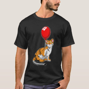 Tiger mit Ballon T-Shirt