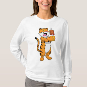 Tiger mit Fleisch T-Shirt