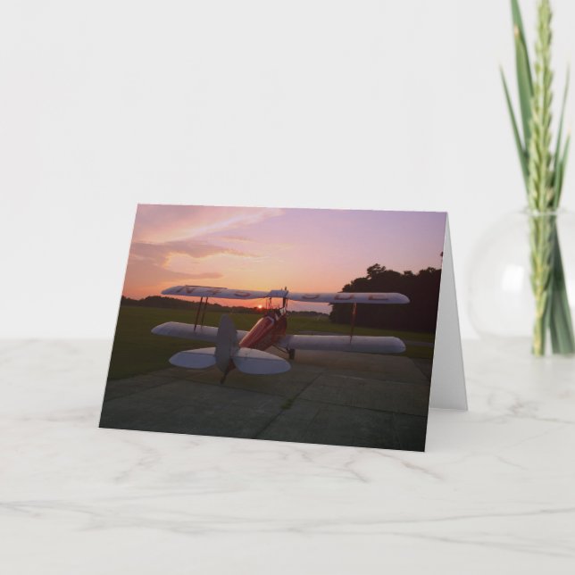 Tiger Moth Karte (Vorderseite)